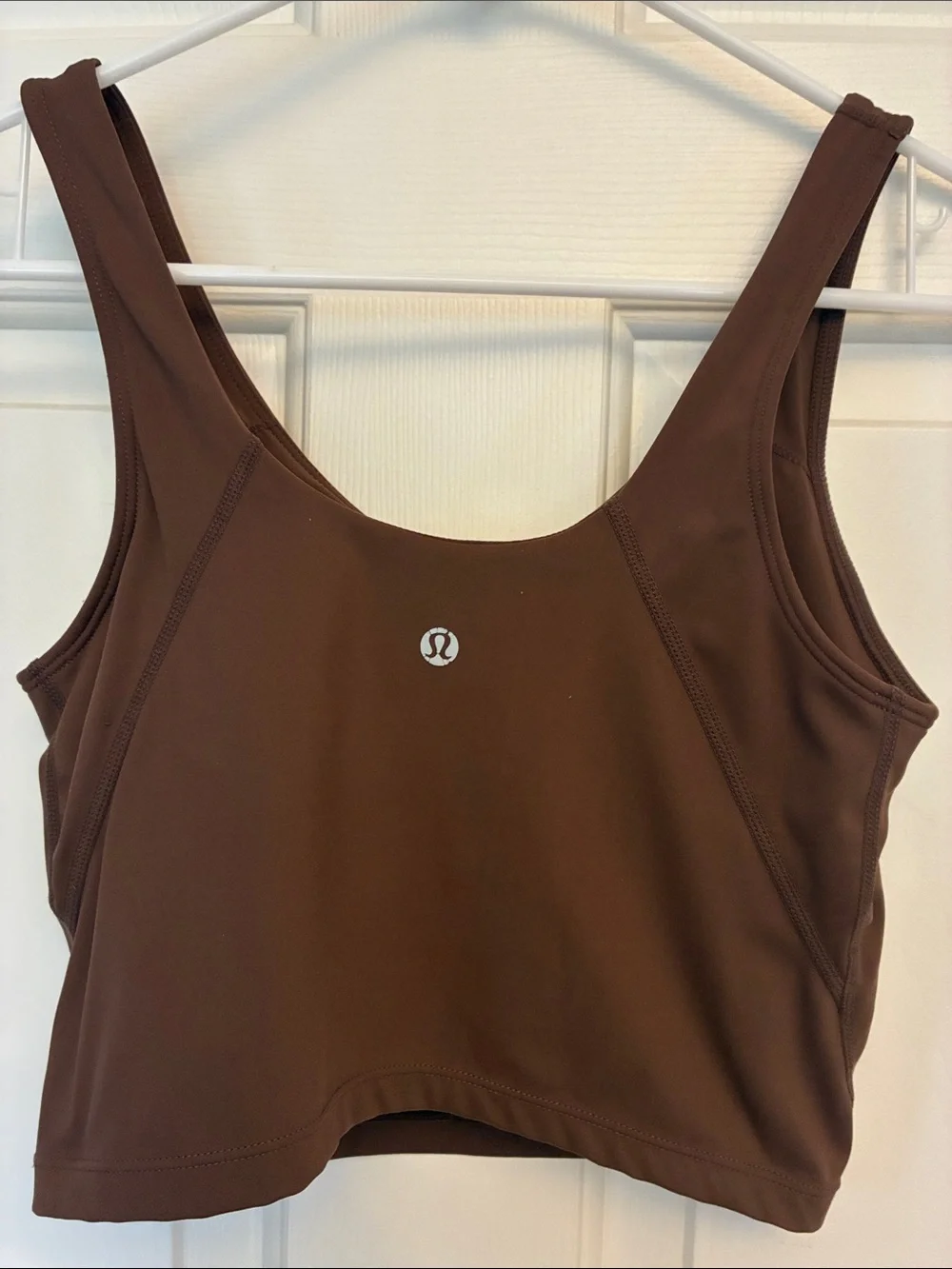 Lululemon Align Tank Top Cropped Java Brown Size Small